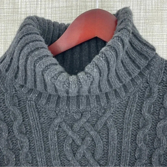 Eddie Bauer Women's size TM long sleeve turtle neck lambswool sweater 0262 - Picture 3 of 8